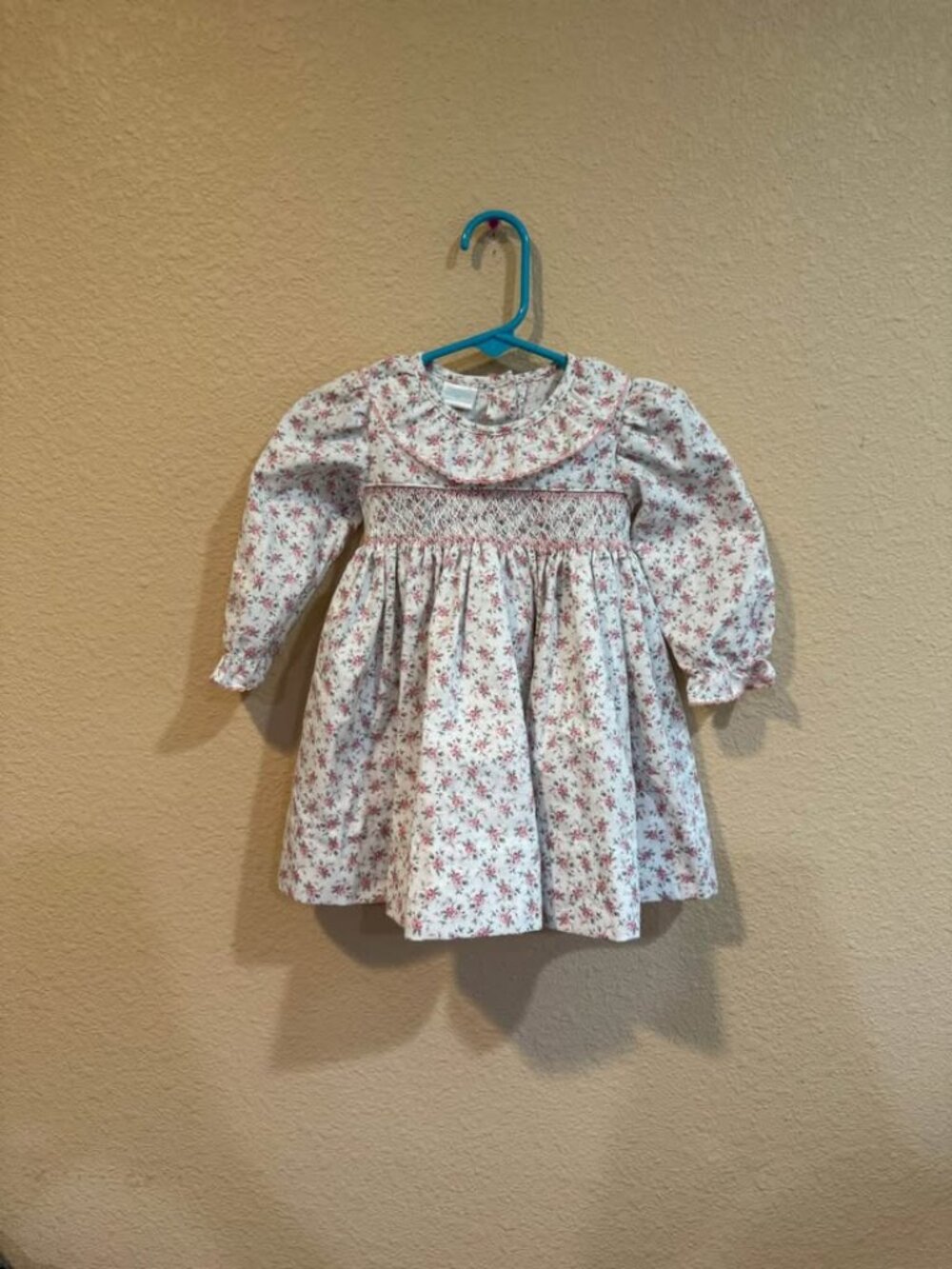 Edgehill Collection Floral Smocked Baby Dress Size 6M